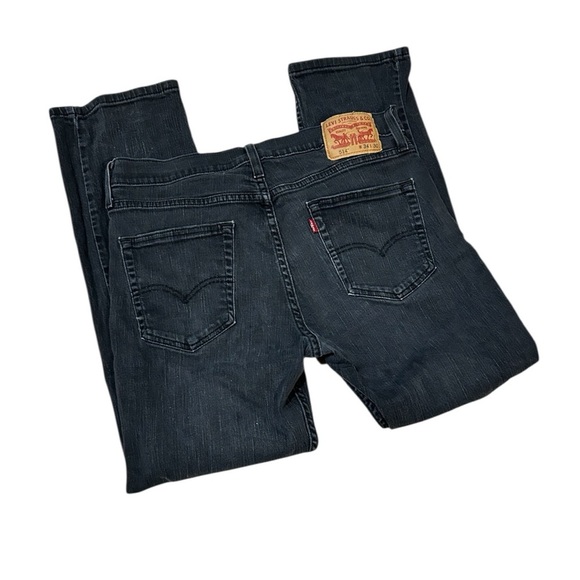 Levi's 514 Black Straight-Leg Jeans Classic Style - Picture 3 of 6